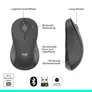 Logitech Signature M550 L Kabellose Maus in Grafit – Ergonomische Bluetooth-Maus mit SmartWheel und SilentTouch