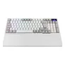 ASUS ROG Azoth 96 HE Weiß – Kabellose Analoge Gaming Tastatur - Hot-Swap ROG HFX V2 Magnetic Switches, USB-C, 2.4Ghz, Bluetooth, 8000 Hz Abtastrate, OLED Touchscreen