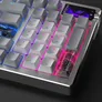 ASUS ROG Azoth 96 HE Weiß – Kabellose Analoge Gaming Tastatur - Hot-Swap ROG HFX V2 Magnetic Switches, USB-C, 2.4Ghz, Bluetooth, 8000 Hz Abtastrate, OLED Touchscreen