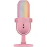 Razer Seiren V3 Chroma 32-Bit DSP Gaming-Mikrofon Quartz/ Rosa – KI-Audio, Chroma RGB, Tap-to-Mute & Profi-Sound für Streaming