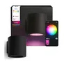 Philips Hue WACA Muscari Wandspot Rund schwarz