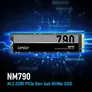 Lexar NM790 NVMe SSD 512GB M.2 2280 PCIe Gen4