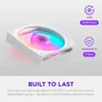 NZXT F120 RGB Gehäuselüfter 120mm Weiß