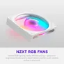 NZXT F120 RGB Gehäuselüfter 120mm Weiß