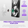NZXT F140 RGB Gehäuselüfter 140mm Schwarz
