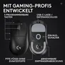 Logitech G PRO X SUPERLIGHT 2 DEX SE Gaming-Maus Schwarz | 44.000 DPI | LIGHTSPEED Wireless | Ergonomische Esports-Maus