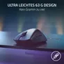 Razer DeathAdder V3 Pro Gaming Maus kabellos | Ultra-Leicht 63g | Focus Pro 30K Sensor | HyperSpeed Wireless