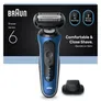 Braun Series 6 62-B1200S Folienschaber Trimmer Blau