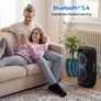 Medion PE-2 Pure Partylautsprecher schwarz, mit Lichteffekten, Mikrofon