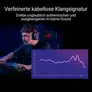 ASUS ROG Pelta Wireless Gaming-Headset Schwarz – Tri-Mode-Konnektivität, SpeedNova-Technologie & kristallklare Sprachübertragung