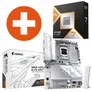 GIGABYTE AORUS B850 ELITE WIFI7 ICE ATX Mainboard + AMD Ryzen 7 9800X3D CPU