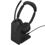 Jabra Evolve3 65 Stereo UC Schwarz Kabelloses Bluetooth-Headset, USB-C Dongle und Ladestation, ANC, UC-zertifiziert
