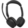 Jabra Evolve3 65 Stereo UC Schwarz Kabelloses Bluetooth-Headset, USB-C Dongle und Ladestation, ANC, UC-zertifiziert