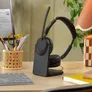 Jabra Evolve3 65 Stereo UC Schwarz Kabelloses Bluetooth-Headset, USB-C Dongle und Ladestation, ANC, UC-zertifiziert