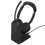Jabra Evolve3 65 Stereo MS Schwarz Kabelloses Bluetooth-Headset, USB-C Dongle und Ladestation, ANC, Microsoft Teams zertifiziert