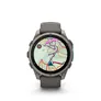Garmin Fenix 9 - 47 mm, AMOLED Pebble Gray QuickFit®-Silikon-Armband