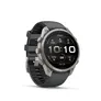 Garmin Fenix 9 Pro - 47 mm, AMOLED Graphit/Schwarz Titan mit QuickFit®-Silikon-Armband