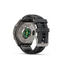 Garmin Fenix 9 Pro - 47 mm, AMOLED LTE Graphit/Schwarz Titan mit QuickFit®-Silikon-Armband