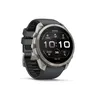 Garmin Fenix 9 Pro - 51 mm, AMOLED Graphit/Schwarz Titan mit QuickFit®-Silikon-Armband