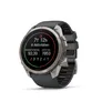 Garmin Fenix 9 Pro - 51 mm, AMOLED Graphit/Schwarz Titan mit QuickFit®-Silikon-Armband