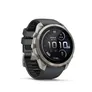 Garmin Fenix 9 Pro - 51 mm, AMOLED LTE Graphit/Schwarz Titan mit QuickFit®-Silikon-Armband