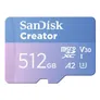 SANDISK Creator microSD-Karte 512GB UHS-I-Speicherkarte bis 190 MB/s