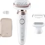 Braun Epelierer Silk-epil 9 Flex 9-030 3D SensoSmart Wet&Dry Weiß/ Gold