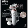 Braun Epelierer Silk-epil 9 Flex 9-030 3D SensoSmart Wet&Dry Weiß/ Gold