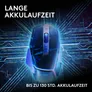 Logitech G G502 X PLUS LIGHTSPEED Dark Lilac Gaming Maus – Kabellose High-End Gaming-Maus mit HERO 44K Sensor und LIGHTFORCE Hybrid Switches