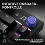 Logitech G G316 X 75 mechanische Gaming-Tastatur – 8.000 Hz, Hot-Swap, LIGHTSYNC RGB, LED-Display, Schwarz