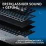Logitech G G316 X 75 mechanische Gaming-Tastatur – 8.000 Hz, Hot-Swap, LIGHTSYNC RGB, LED-Display, Schwarz