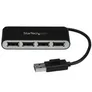 StarTech.com 4-Port USB 2.0 Hub 4x USB-A, 480 Mbit/s, mit integriertem Kabel