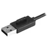 StarTech.com 4-Port USB 2.0 Hub 4x USB-A, 480 Mbit/s, mit integriertem Kabel