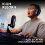 Logitech G Yeti 2 USB Gaming Mikrofon | KI-Rauschunterdrückung, Blue VO!CE, 24 Bit/48 kHz & RGB Display, Schwarz