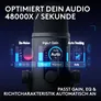 Logitech G Yeti 2 USB Gaming Mikrofon | KI-Rauschunterdrückung, Blue VO!CE, 24 Bit/48 kHz & RGB Display, Schwarz