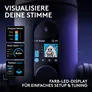 Logitech G Yeti 2 USB Gaming Mikrofon | KI-Rauschunterdrückung, Blue VO!CE, 24 Bit/48 kHz & RGB Display, Schwarz