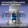 Logitech G Yeti 2 USB Gaming Mikrofon | KI-Rauschunterdrückung, Blue VO!CE, 24 Bit/48 kHz & RGB Display, Weiß