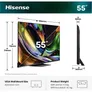 Hisense 55UR8DS 140cm 55" 4K UHD RGB MiniLED Smart TV 4K 180 Hz