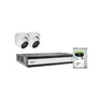 ABUS Analog-Video-Set: 2 Mini-Dome-Kameras + Rekorder 1TB