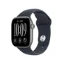 Apple Watch Series 12 GPS 42mm Space Grey Aluminium Gehäuse mit Navy Blue Sport Band - S/M