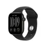 Apple Watch Series 12 GPS 42mm Black Aluminium Gehäuse mit Black Sport Band - M/L