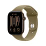 Apple Watch Series 12 GPS 46mm Dark Bronze Aluminium Gehäuse mit Olive Sport Band - S/M