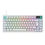Logitech G G316 X 75 mechanische Gaming-Tastatur – 8.000 Hz, Hot-Swap, LIGHTSYNC RGB, LED-Display, Weiß
