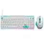 Logitech G Gaming Set G512 X 98 RGB Gaming-Tastatur & G502 X PLUS LIGHTSPEED Wireless Gaming-Maus – Esports Performance Set, Weiß-/ Mint