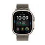 Apple Watch Ultra 4 GPS + Cellular 49mm Natural Titanium Gehäuse mit Natural Titanium Milanese Loop - L