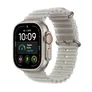Apple Watch Ultra 4 GPS + Cellular 49mm Natural Titanium Gehäuse mit Translucent Grey Ocean Band