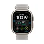 Apple Watch Ultra 4 GPS + Cellular 49mm Natural Titanium Gehäuse mit Translucent Grey Ocean Band