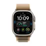 Apple Watch Ultra 4 GPS + Cellular 49mm Natural Titanium Gehäuse mit Desert Alpine Loop - L