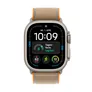 Apple Watch Ultra 4 GPS + Cellular 49mm Natural Titanium Gehäuse mit Sand Trail Loop - S/M