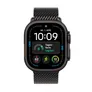 Apple Watch Ultra 4 GPS + Cellular 49mm Black Titanium Gehäuse mit Black Titanium Milanese Loop - M